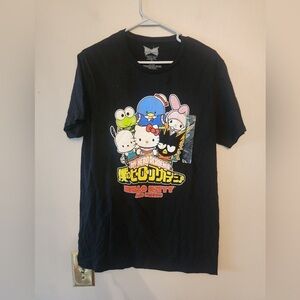 My Hero Academia and hello kitty animie shirt size mens medium